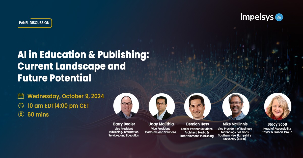 AI in Education & Publishing:Current Landscape and Future Potential